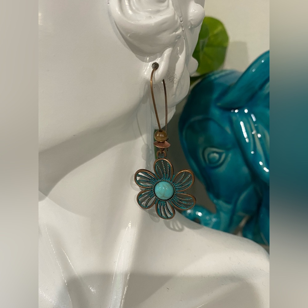Drop earrings - Picture 3 of 4